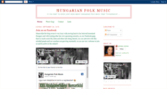 Desktop Screenshot of hungarianfolkmusic.blogspot.com