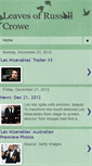 Mobile Screenshot of leavesofrussellcrowe.blogspot.com