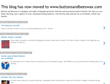Tablet Screenshot of buttonsandbeeswax.blogspot.com