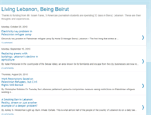 Tablet Screenshot of beingbeirut.blogspot.com