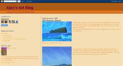 Desktop Screenshot of ajaysartblog.blogspot.com