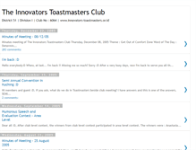 Tablet Screenshot of innovators-toastmasters.blogspot.com