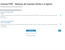 Tablet Screenshot of intensefive.blogspot.com