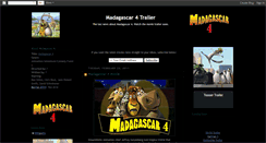 Desktop Screenshot of madagascar-4-movie-trailer.blogspot.com