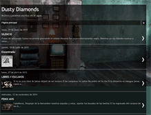 Tablet Screenshot of dusty-diamonds.blogspot.com