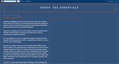 Desktop Screenshot of bebopessentials.blogspot.com