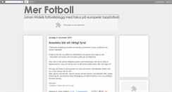 Desktop Screenshot of merfotboll.blogspot.com