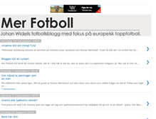 Tablet Screenshot of merfotboll.blogspot.com