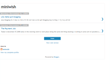 Tablet Screenshot of mini-wish.blogspot.com