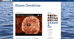 Desktop Screenshot of basesgeneticas.blogspot.com