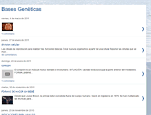 Tablet Screenshot of basesgeneticas.blogspot.com
