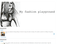 Tablet Screenshot of my-fashion-playground.blogspot.com