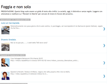 Tablet Screenshot of foggiaenonsolo.blogspot.com