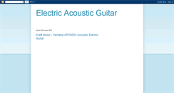 Desktop Screenshot of electric-acoustic-guitar-guidesntips.blogspot.com