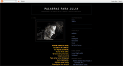 Desktop Screenshot of palabrasparajulia.blogspot.com