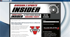 Desktop Screenshot of d2-sportsinsider.blogspot.com