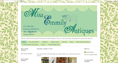 Desktop Screenshot of missemmilyantiques.blogspot.com