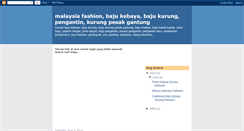 Desktop Screenshot of cikgufashion.blogspot.com