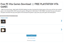 Tablet Screenshot of freepsvitagames.blogspot.com