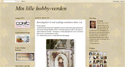 Desktop Screenshot of minlillehobbyverden.blogspot.com