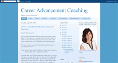 Desktop Screenshot of careeradvancementcoaching.blogspot.com