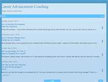 Tablet Screenshot of careeradvancementcoaching.blogspot.com