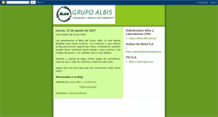 Desktop Screenshot of grupoalbis.blogspot.com