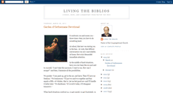 Desktop Screenshot of livingthebiblios.blogspot.com