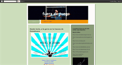 Desktop Screenshot of fueradejuegoteatro.blogspot.com