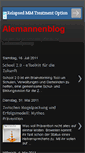 Mobile Screenshot of alemannenblog.blogspot.com