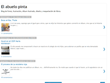 Tablet Screenshot of elabuelopinta.blogspot.com