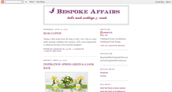 Desktop Screenshot of bespokeaffairs.blogspot.com