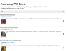 Tablet Screenshot of communingwithfabric.blogspot.com