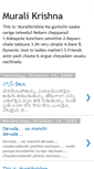 Mobile Screenshot of muralikrishnarss.blogspot.com