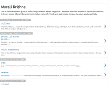 Tablet Screenshot of muralikrishnarss.blogspot.com