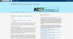 Desktop Screenshot of ampasprensaeducacioncanarias.blogspot.com