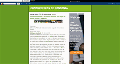 Desktop Screenshot of concurseirosderondonia.blogspot.com