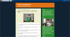 Desktop Screenshot of enjoyhisbrightness.blogspot.com