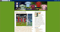 Desktop Screenshot of futboldeuropa.blogspot.com