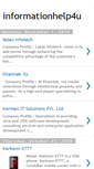 Mobile Screenshot of informationhelp4u.blogspot.com