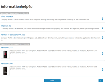Tablet Screenshot of informationhelp4u.blogspot.com