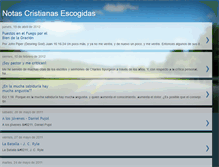 Tablet Screenshot of jesusalmundo-notascristianas.blogspot.com