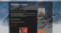 Desktop Screenshot of alexandraleggat.blogspot.com