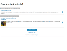 Tablet Screenshot of concienciaambientalpanama.blogspot.com