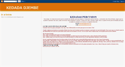 Desktop Screenshot of kedadasdjembe.blogspot.com