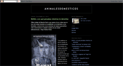 Desktop Screenshot of animalesdomesticos.blogspot.com