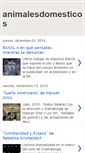 Mobile Screenshot of animalesdomesticos.blogspot.com