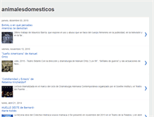 Tablet Screenshot of animalesdomesticos.blogspot.com