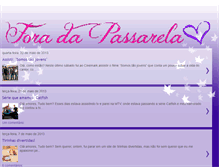 Tablet Screenshot of foradapassarela.blogspot.com
