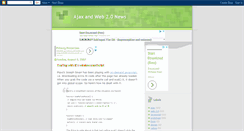 Desktop Screenshot of ajaxweb20news.blogspot.com